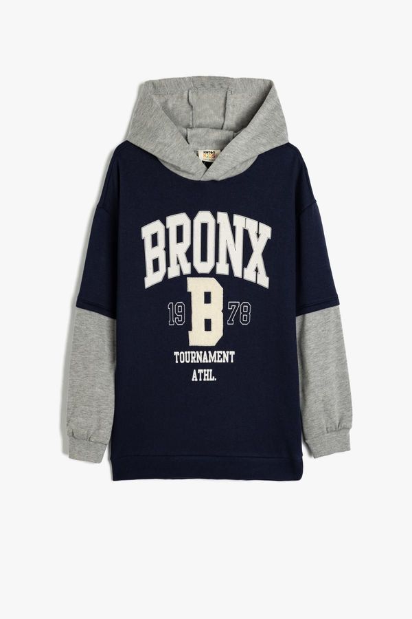 Koton Koton Navy Blue Boy Sweatshirt