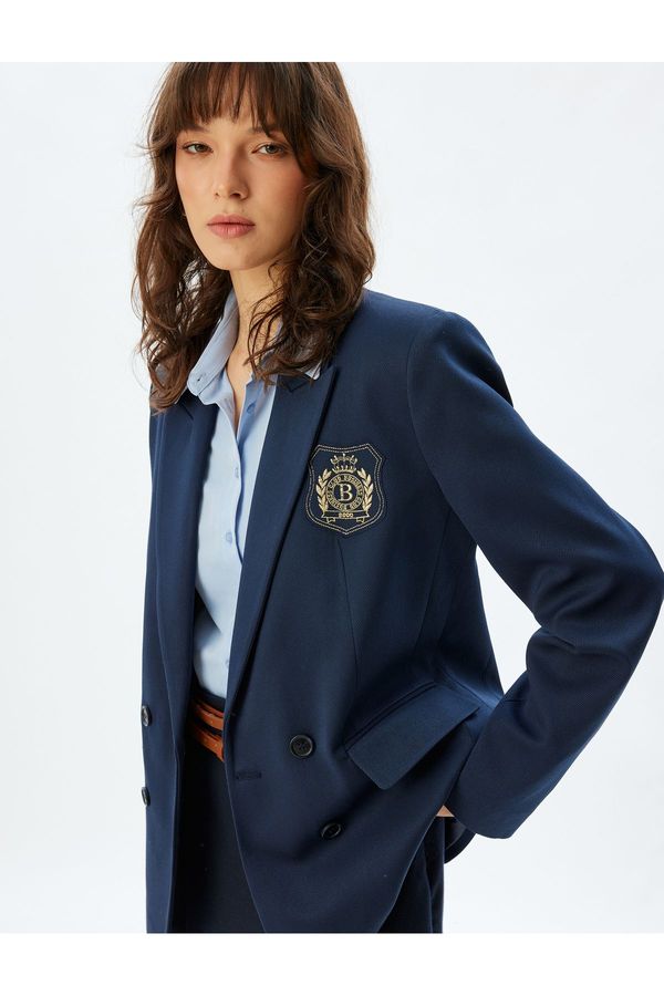 Koton Koton Navy Blue Women's Jacket