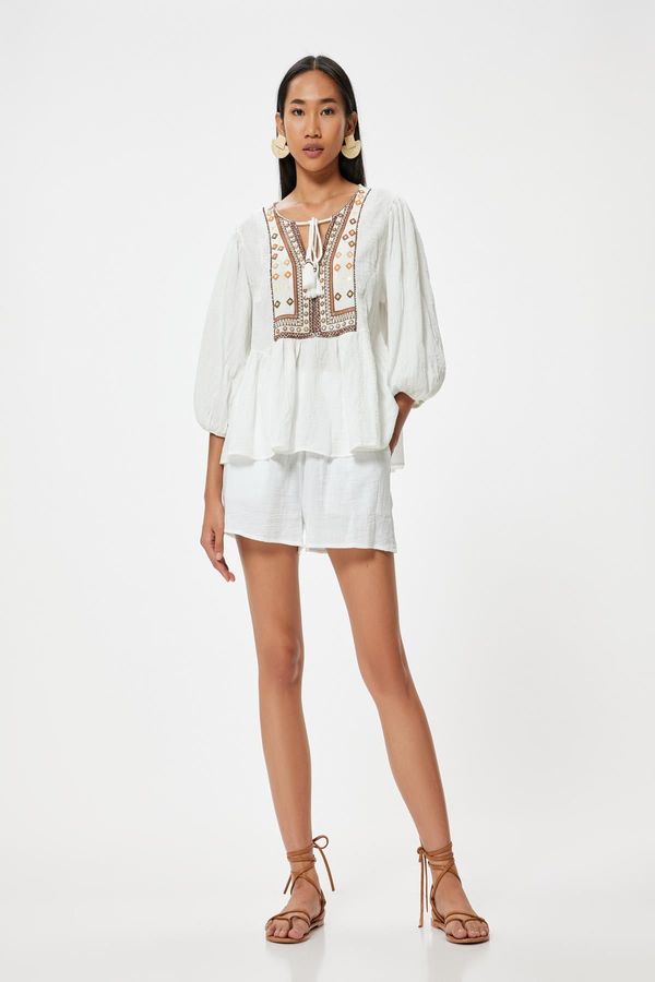 Koton Koton Off White Women's Blouse
