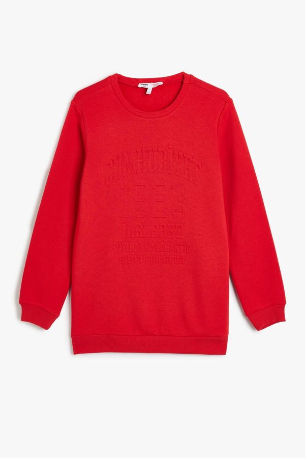 Koton Koton Red Boy Sweatshirt