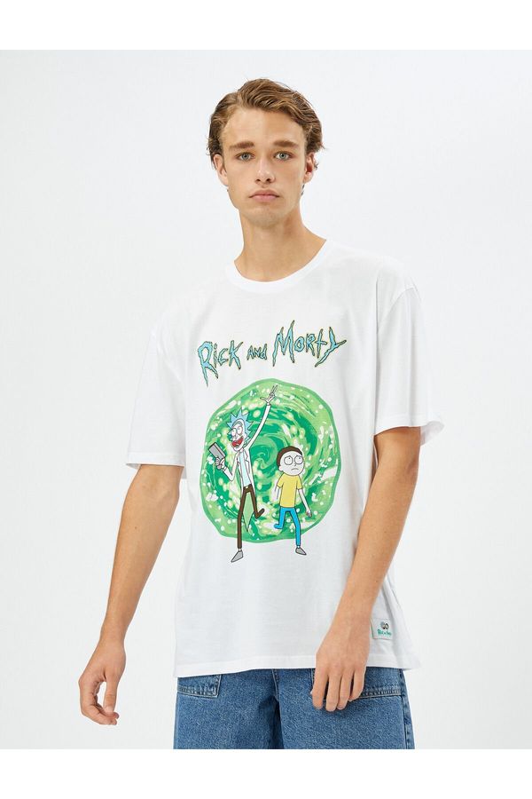 Koton Koton Rick and Morty T-Shirt Licensed Printed