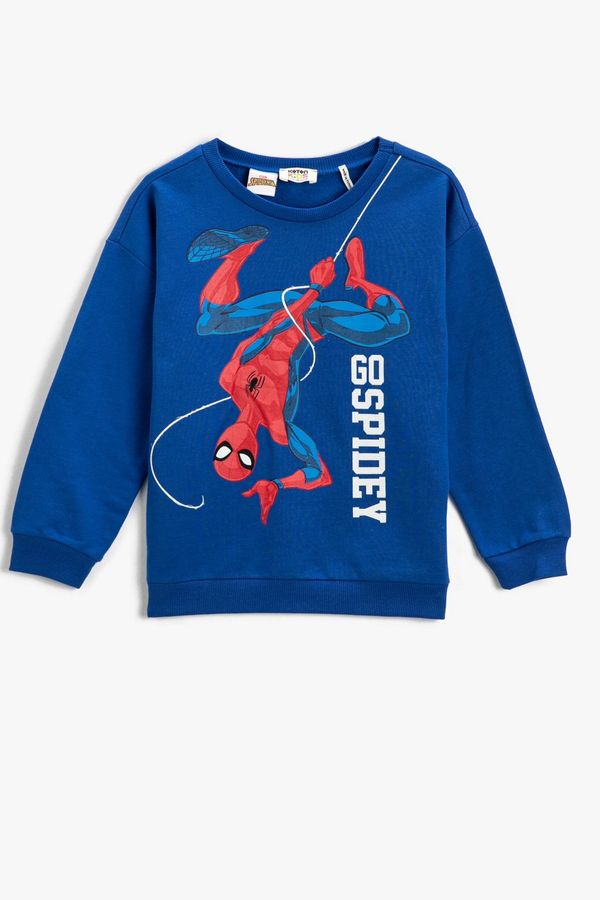 Koton Koton Spider-Man Sweatshirt Printed Licensed