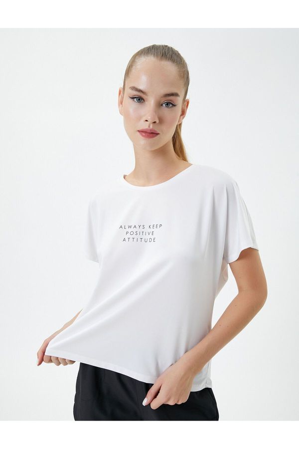 Koton Koton Sports T-Shirt Short Sleeve Crew Neck Printed