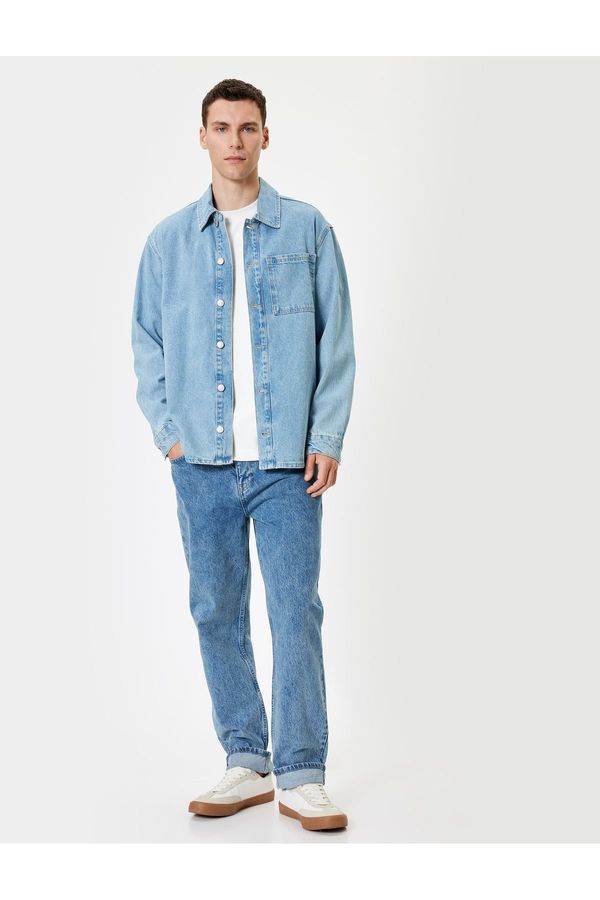 Koton Koton Standard Waist 90's Straight Fit Jeans - Korban Jean