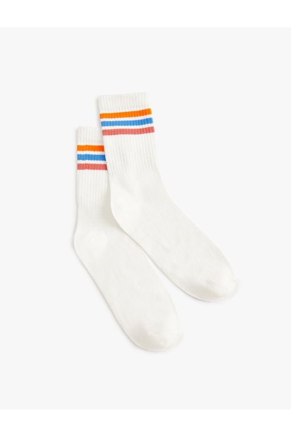 Koton Koton Stripe Patterned Socket Socks