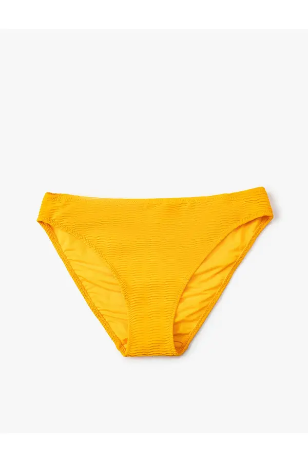 Koton Koton Textured Bikini Bottoms, Normal Waist