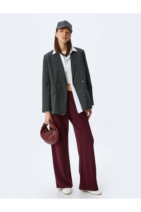 Koton Koton Wide Leg Sweatpants