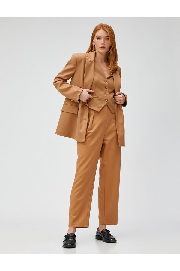 Koton Koton Women's Camel Hair Jeans