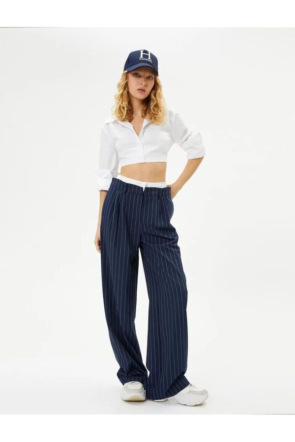 Koton Koton Women's Canvas Trousers