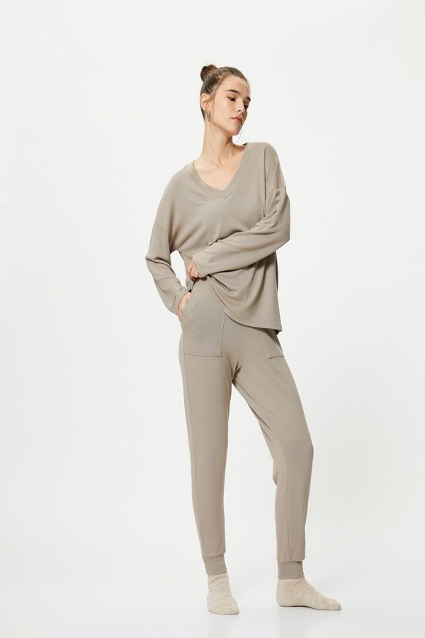 Koton Koton Women's Gray Pajama Bottoms