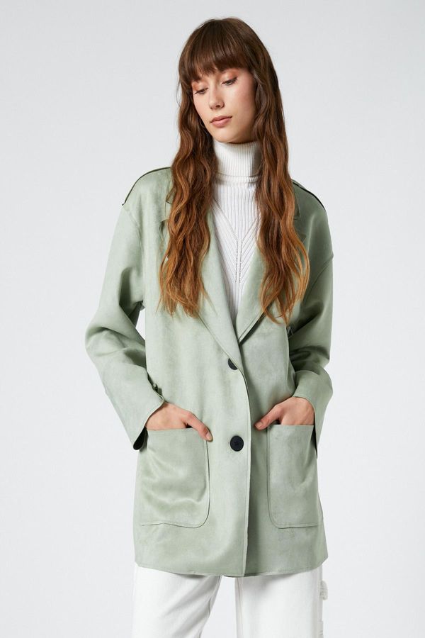 Koton Koton ženska zelena jakna