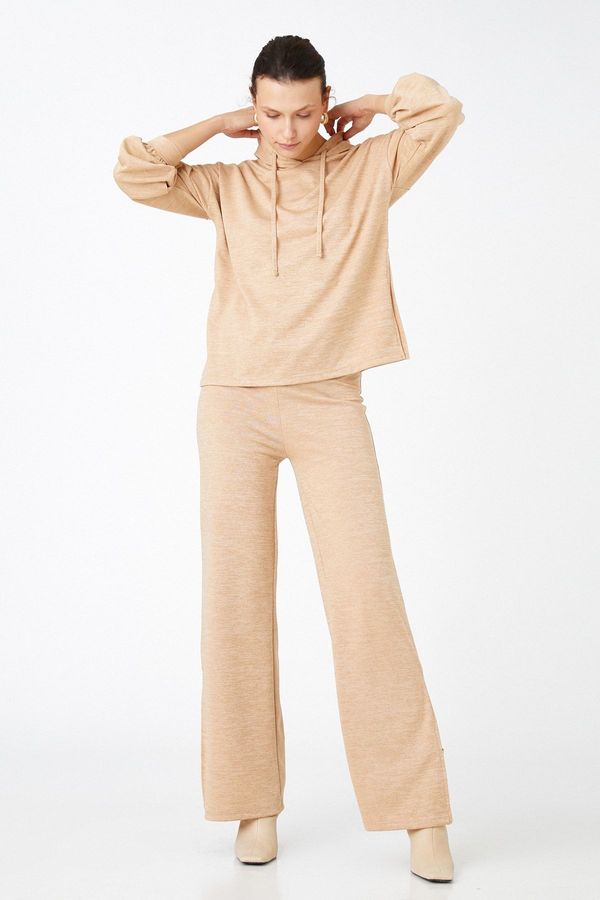 Koton Koton ženske bež hlače