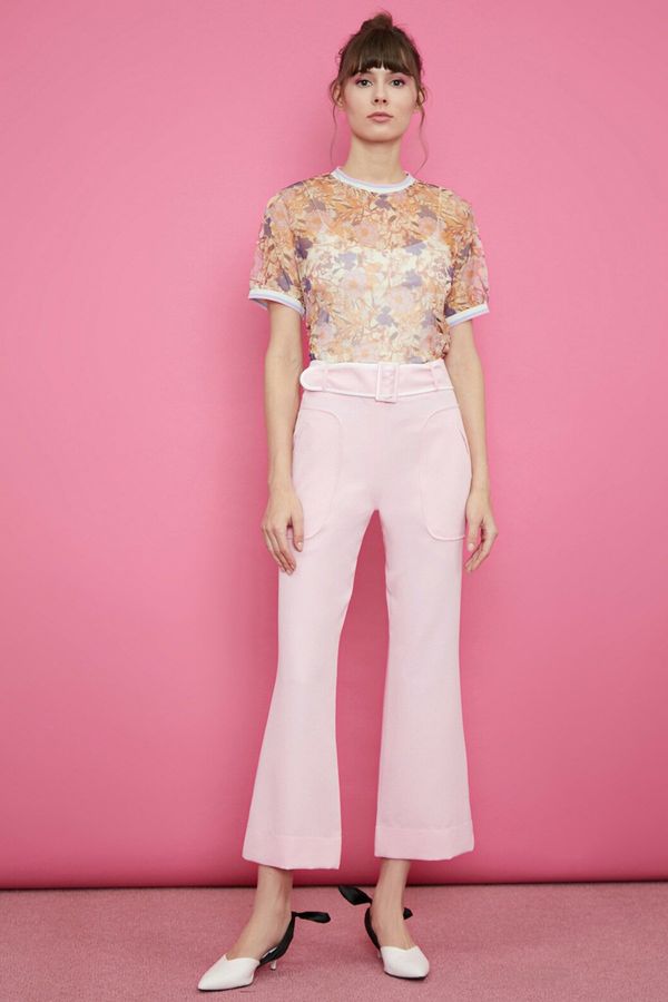 Koton Koton ženske roza hlače