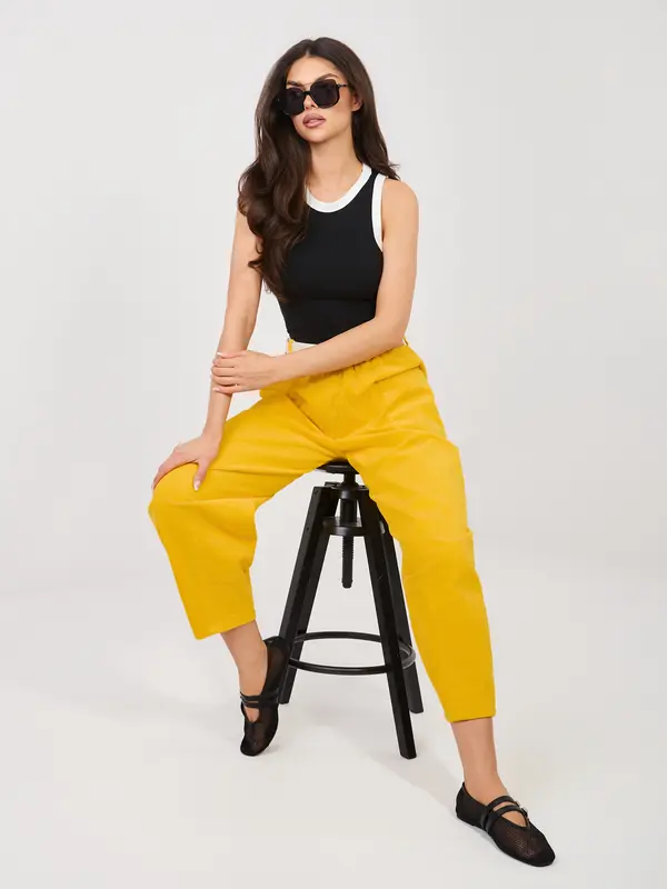 Sublevel Kratek črn bombažni top