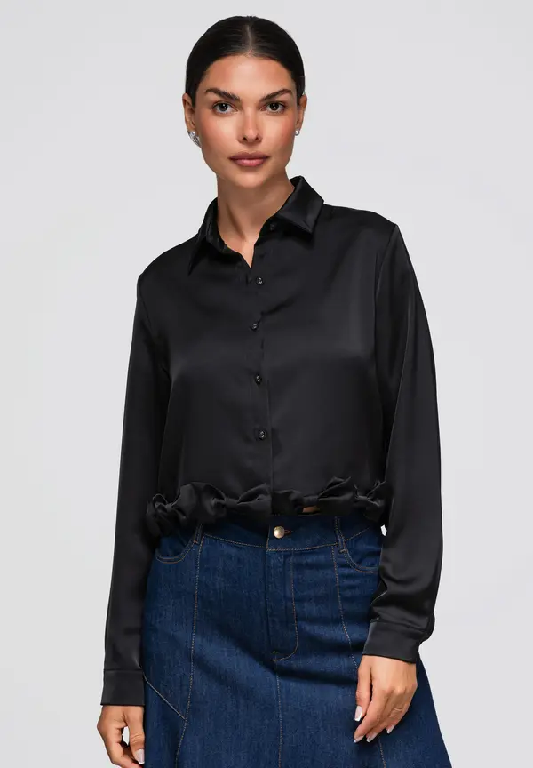 Ombre Kratka ženska ombre bluza