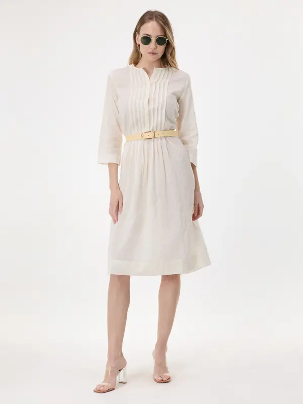 Orsay Krem midi obleka ORSAY