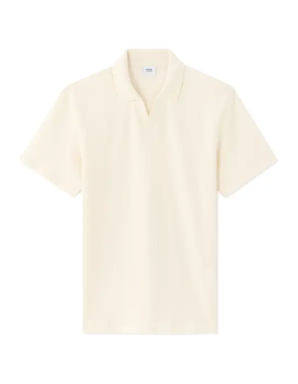 Celio Krem moška polo majica Celio Nepiquy