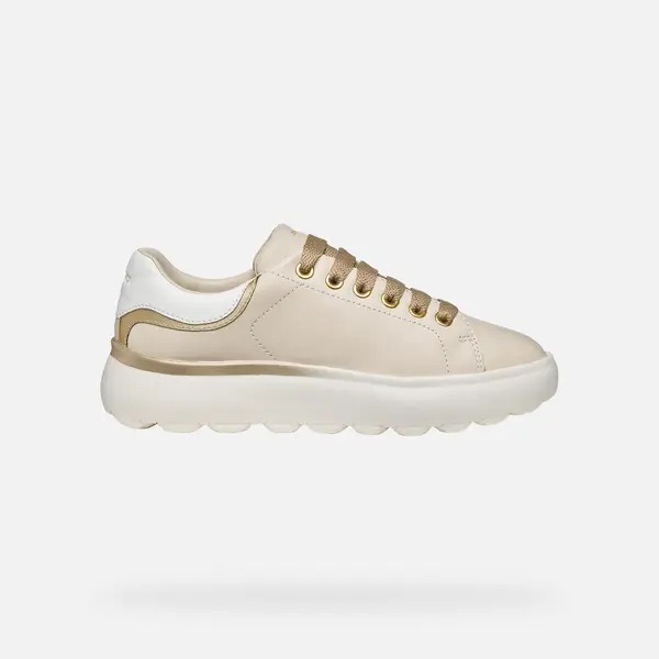 GEOX Krem ženske superge Geox Spherica Ec4.1