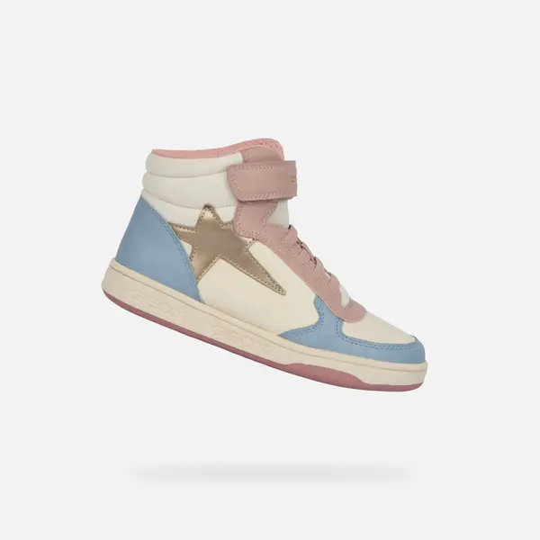 GEOX Kremni dekliški gležnjarji Geox Maltin