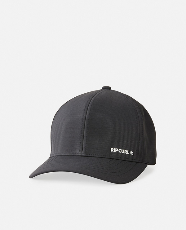 Rip Curl Kšiltovka Rip Curl VAPORCOOL PHASER FLEXFIT CAP Black Marle