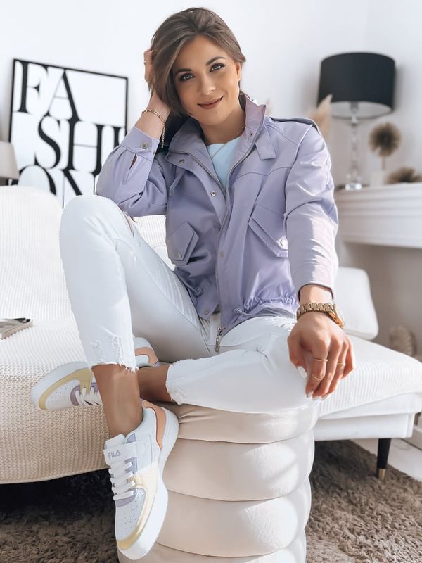 DStreet Kurtka damska bomberka SISI fioletowa Dstreet