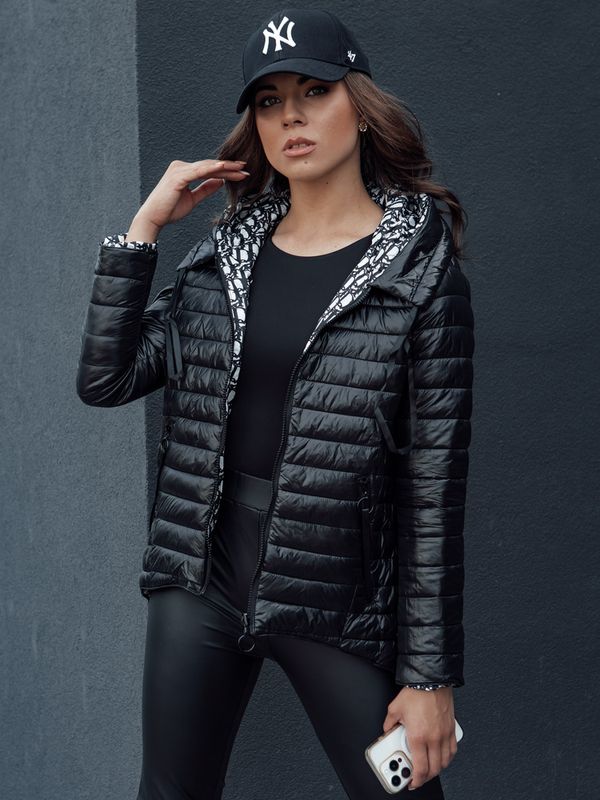 DStreet Kurtka damska dwustronna JIMA czarna Dstreet