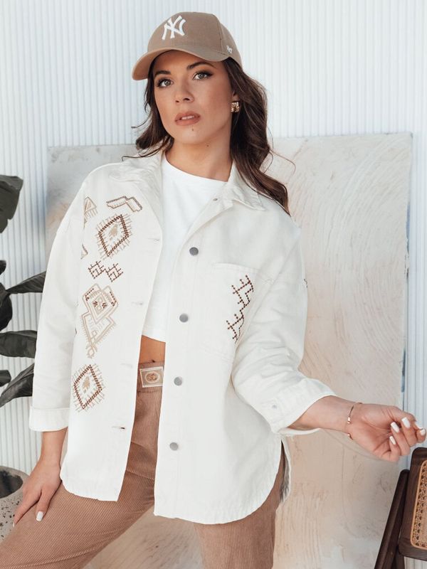 DStreet Kurtka damska jeansowa FILOMENAS biała Dstreet