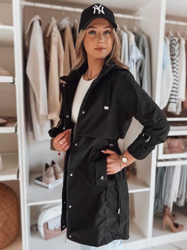 DStreet Kurtka damska parka przejściowa NEWMOON czarna Dstreet