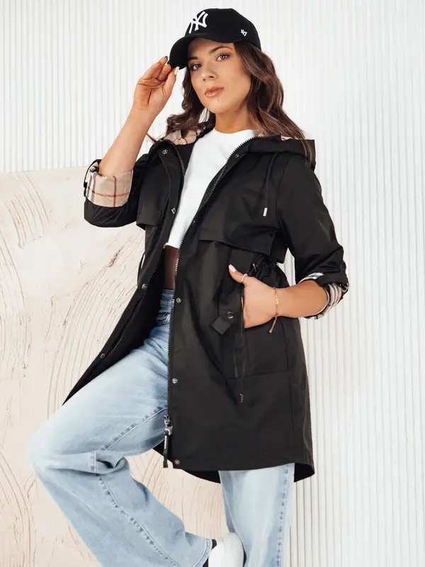 DStreet Kurtka damska parka VERDU czarna Dstreet