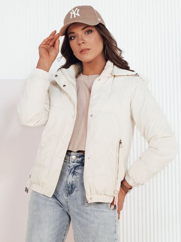 DStreet Kurtka damska pikowana ZERNI biała Dstreet