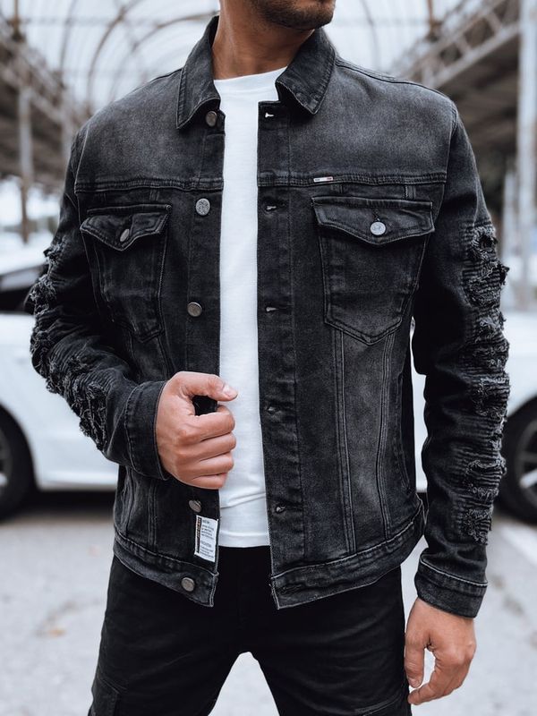 DStreet Kurtka męska jeansowa czarna Dstreet