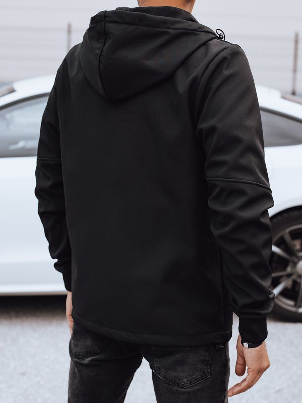 DStreet Kurtka męska przejściowa z kapturem czarna Dstreet