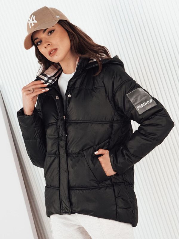 DStreet Kurtka pikowana damska HIMES czarna Dstreet