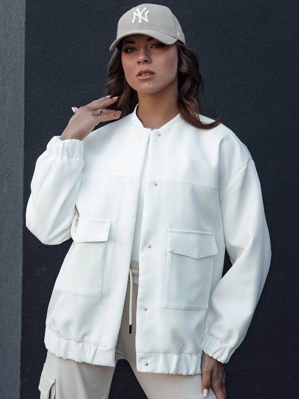 DStreet Kurtka przejściowa damska QUESI ecru Dstreet