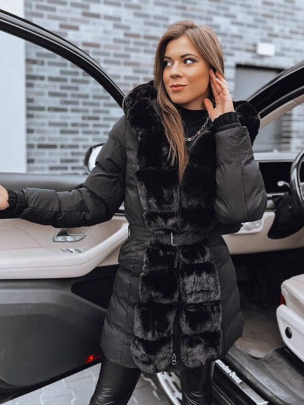 DStreet Kurtka zimowa damska CLUSTER czarna Dstreet