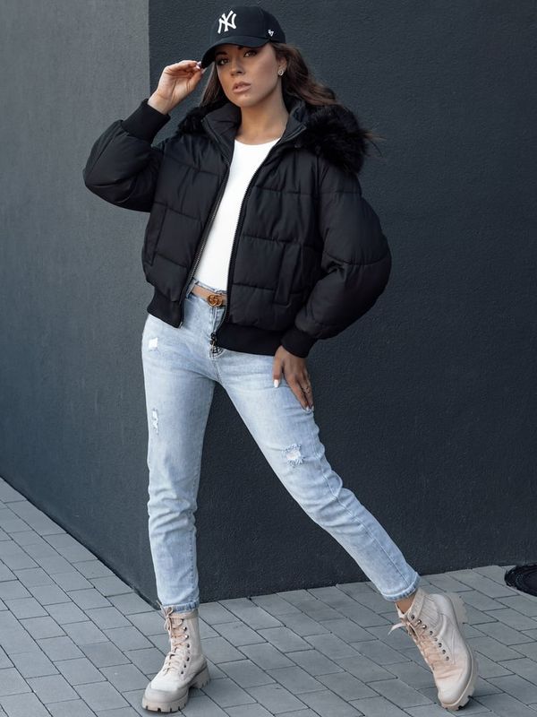 DStreet Kurtka zimowa damska COLDPACK czarny Dstreet