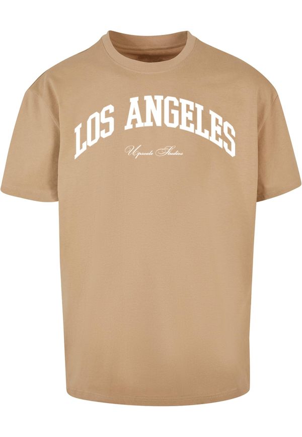 Mister Tee L.A. College Oversize Union T-Shirt Beige