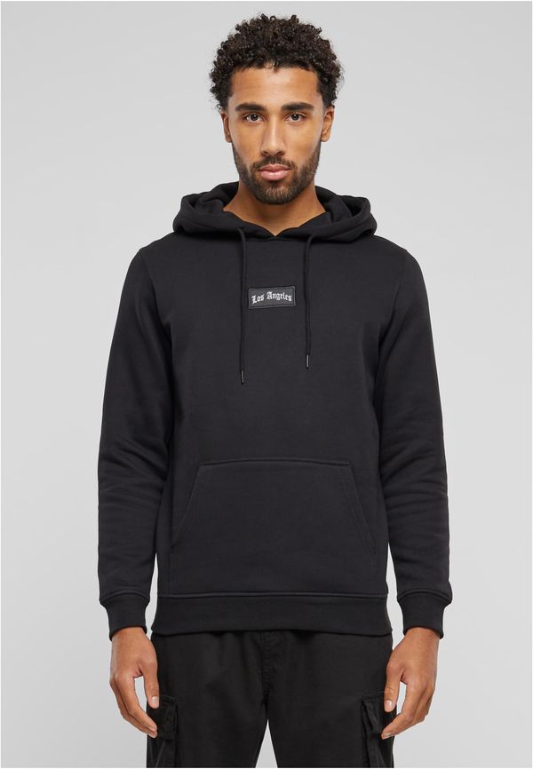 MT Men LA Sketch Patch Hoody Men's Sweatshirt - Black