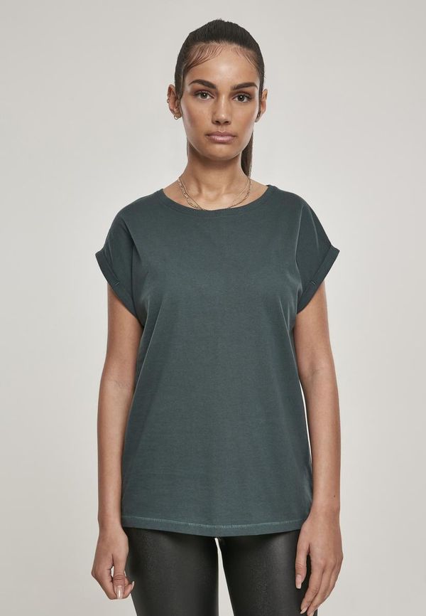 Urban Classics Ladies Extended Shoulder Tee bottlegreen