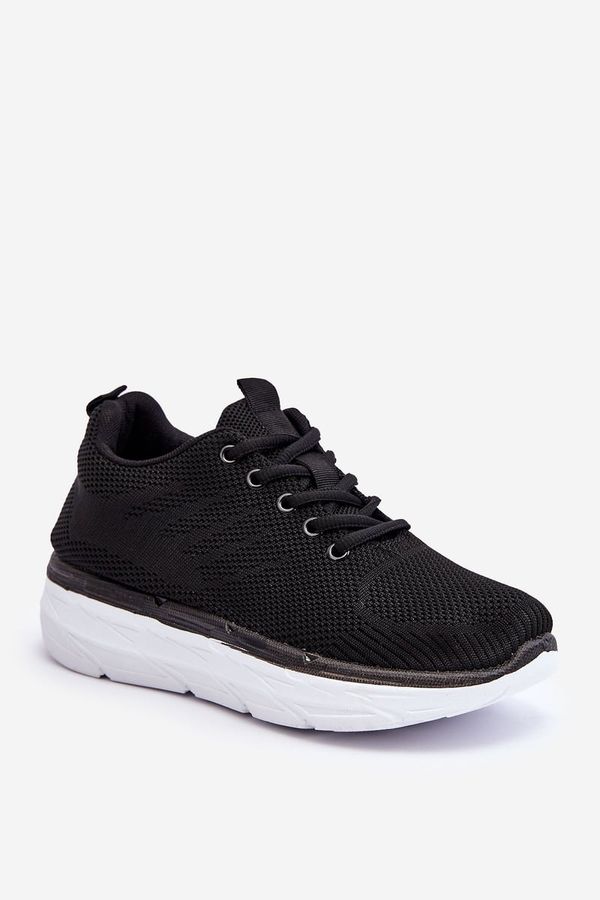 Kesi Ladies lace-up sports shoes Black Lavarone