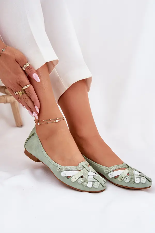 Maciejka Ladies Leather Ballet Flats Maciejka