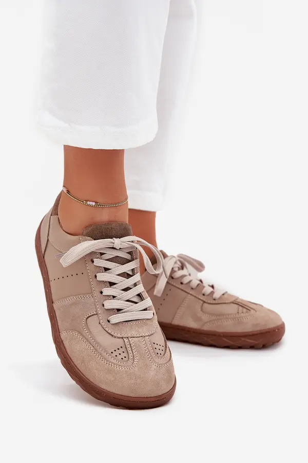 Zazoo Ladies Leather Sneakers Barefoot Zazoo