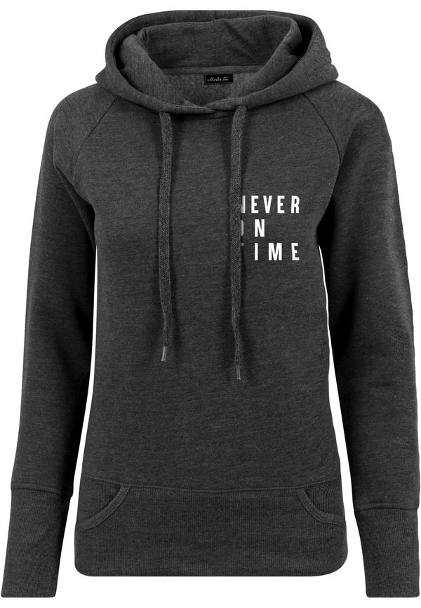 MT Ladies Ladies Never On Time Hoody Coal