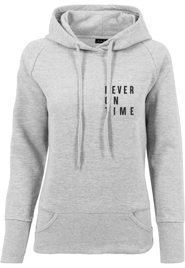 MT Ladies Ladies Never On Time Hoody Grey