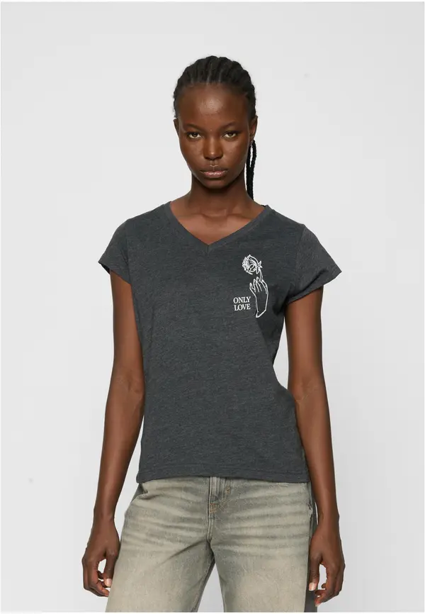 Mister Tee Ladies Only Love Tee Charcoal