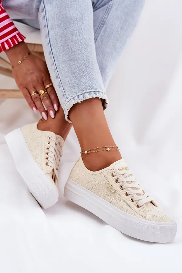 Lee Cooper Ladies Sneakers With Lace Lee Cooper