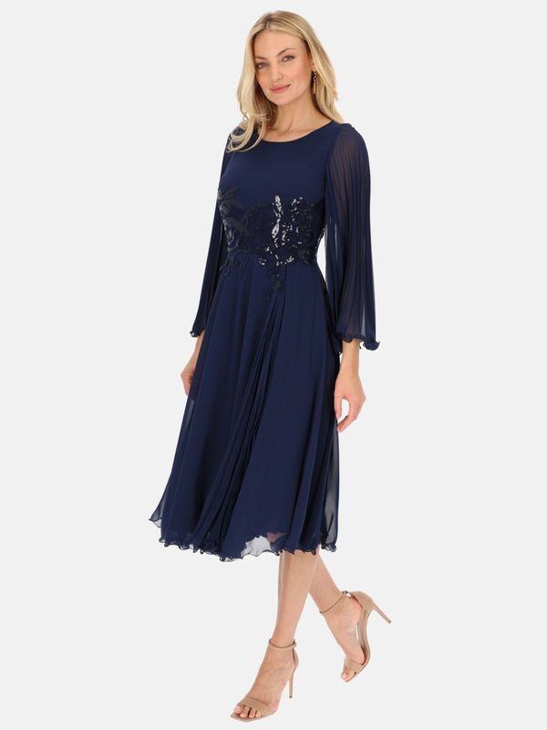 L`AF L`AF Woman's Dress Sharon Navy Blue