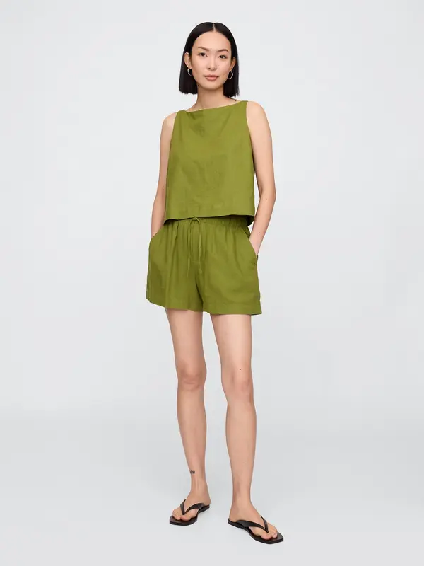 GAP Lanene kratke hlače GAP - Ženske