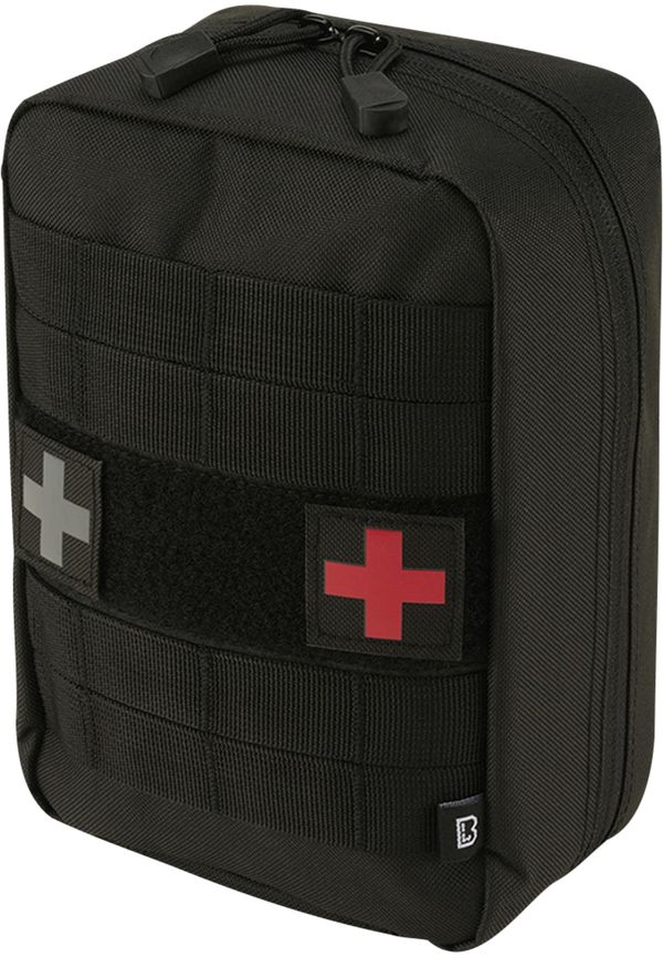 Brandit Large black Molle first aid pouch