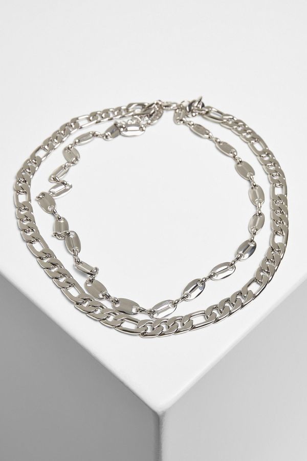 Urban Classics Accessoires Layering Basic Necklace silver